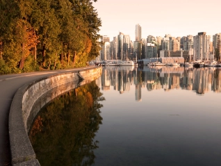 The skyline of Vancouver