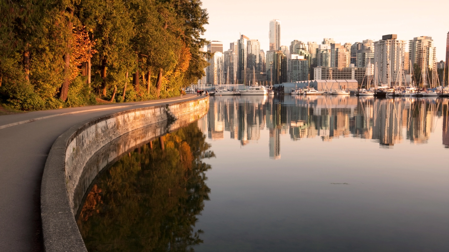 The skyline of Vancouver